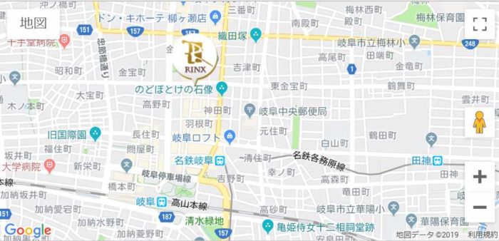 リンクス岐阜店のマップ