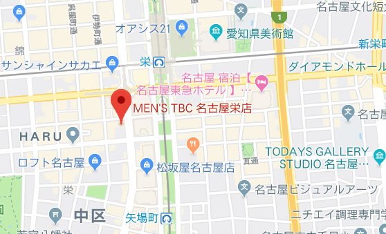 メンズTBC名古屋栄＿MAP