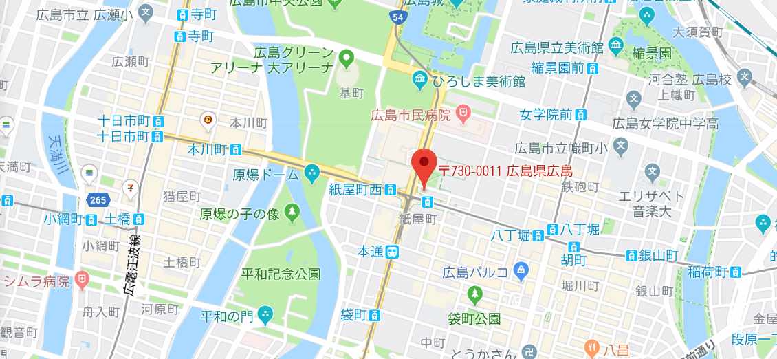 メンズTBC【広島店】のマップ